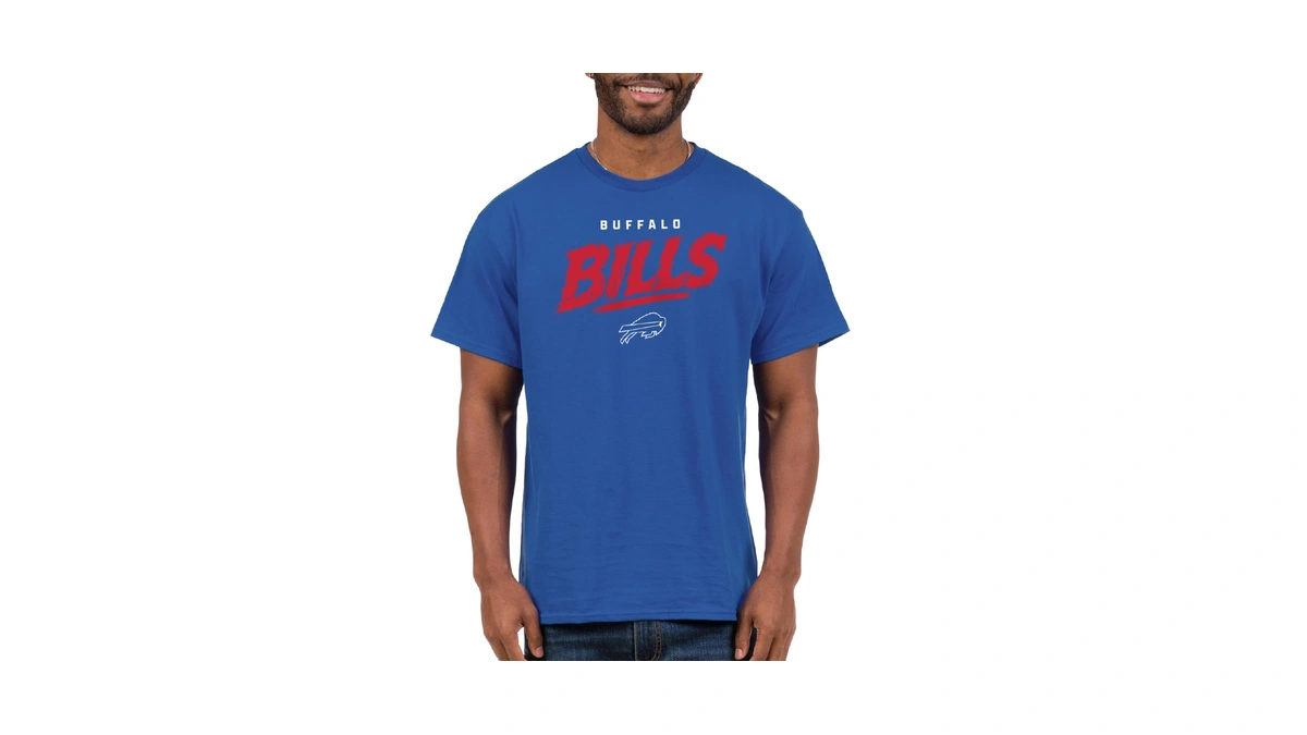 Junk Food Nfl - Buffalo Bills Wild Brush Adult Ss