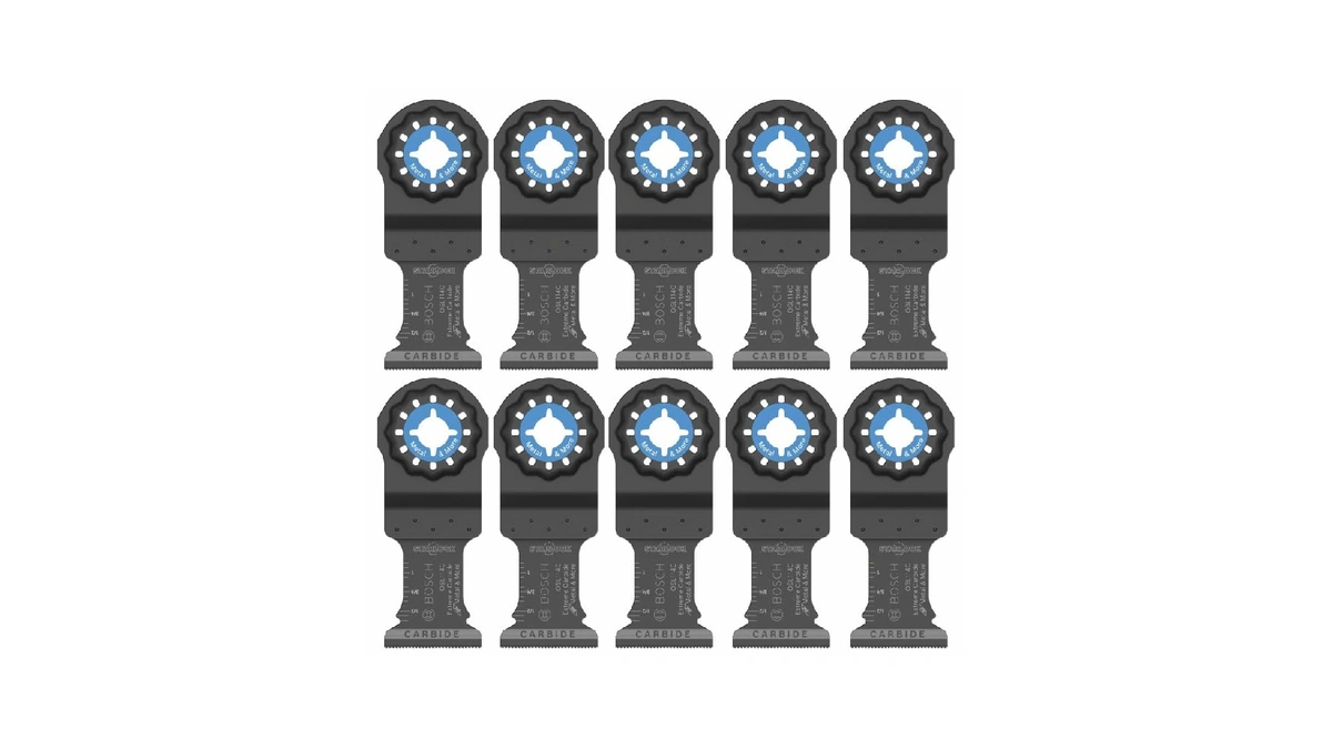 Bosch Osl114c-10 1-1/4 In. Starlock Carbide Plunge Blades, 10-pack