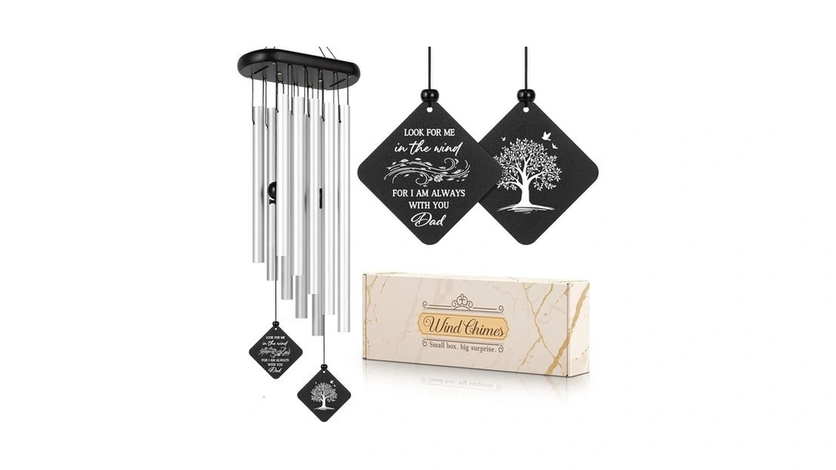Leebbsin Sympathy Gifts For Loss Of Dad, 26" Sympathy Wind