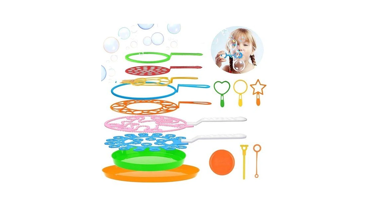 B Bangcool Bubble Wands Set - Big Bubbles Wand Funny