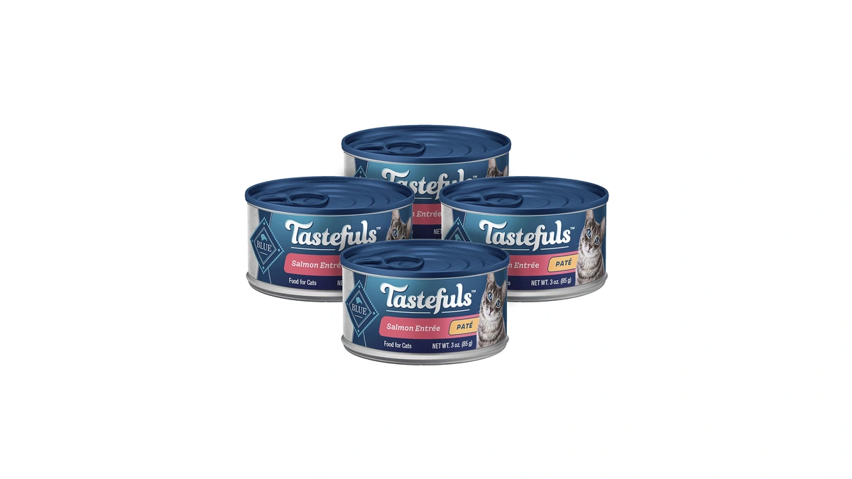 Blue Buffalo Tastefuls Salmon Paté Wet Cat Food, 3 Oz,