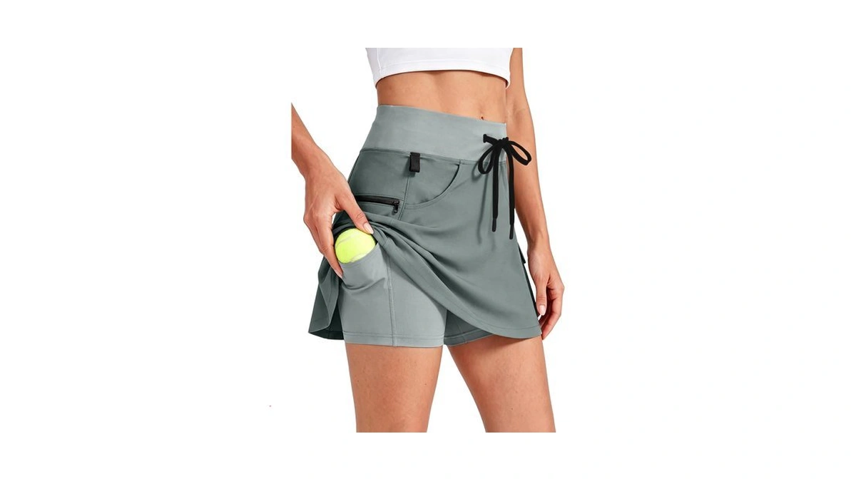 Skorts For Women With Pockets, Women's Cargo Skort - High