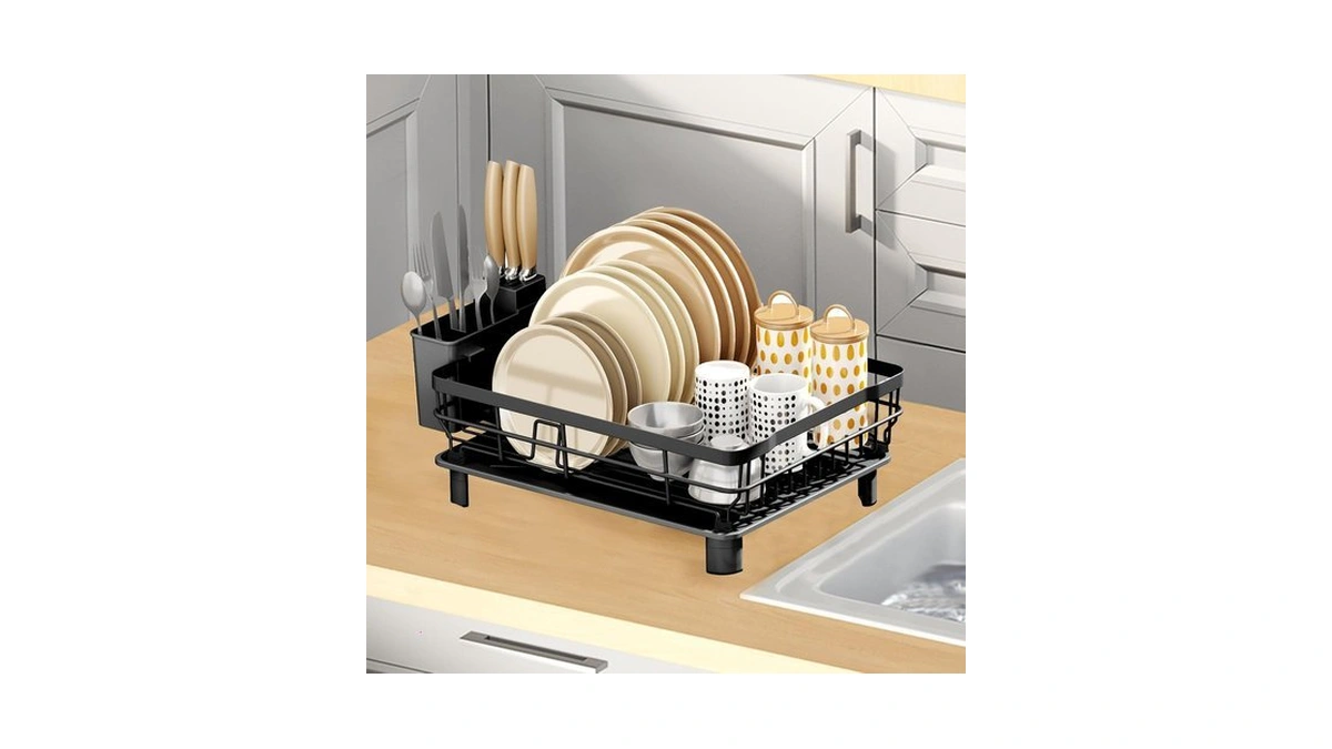 Amazon coupon: Gaxmi Dish Drying Rack With Drainboard F