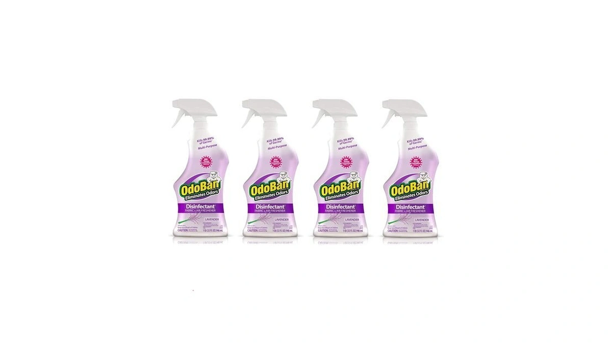 Odoban Ready-to-use Disinfectant And Odor Eliminator, Set Of 4 Spray