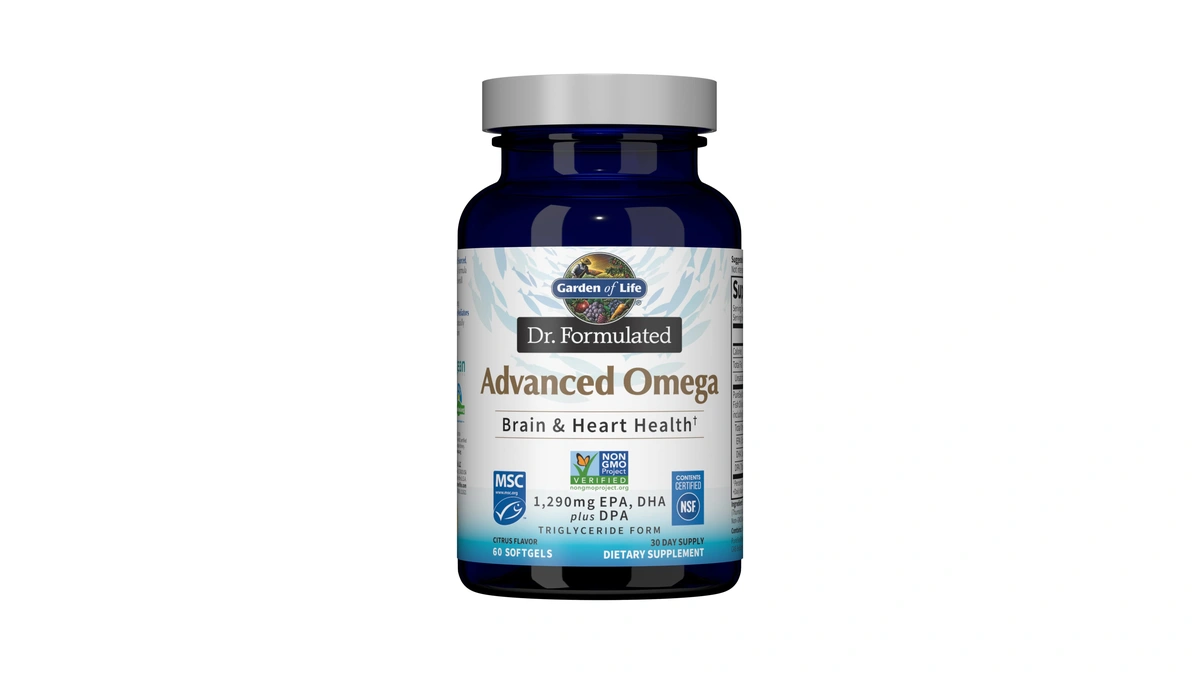 Garden Of Life Dr. Formulated Advanced Omega 3 Fish Oil,