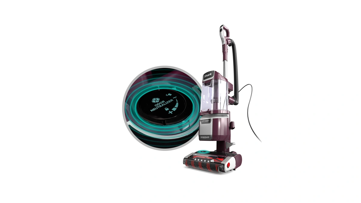 Shark Rotator Lift-away Vacuum With Duoclean Powerfins, Wine Purple, La702