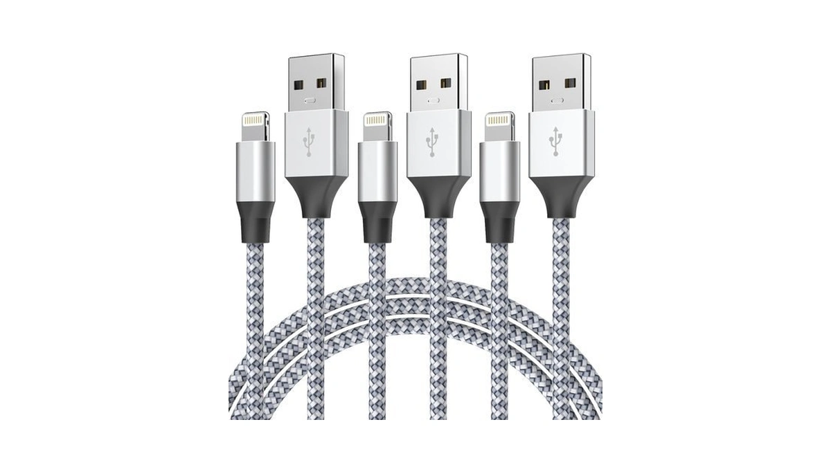 Durable Iphone Charger Cord 6ft 3pack [apple Mfi Certified] Lightning