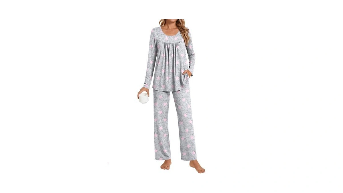 Amazon : Cofnew Pajamas For Women Set 2 Piece Fal