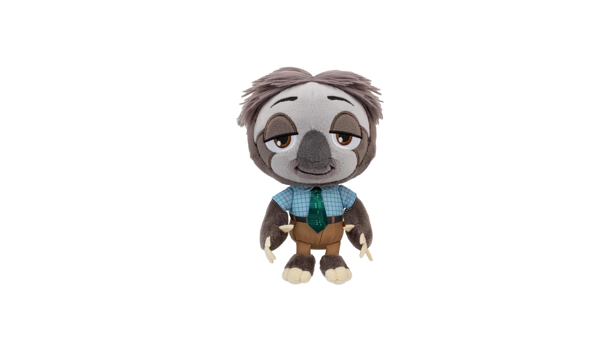 Disney’s Zootopia 2 8” Plush Flash - Stuffed Animal Movie