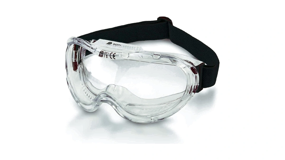 Neiko Pro 53875b Clear Protective Lab Safety Goggles, Chemistry Lab