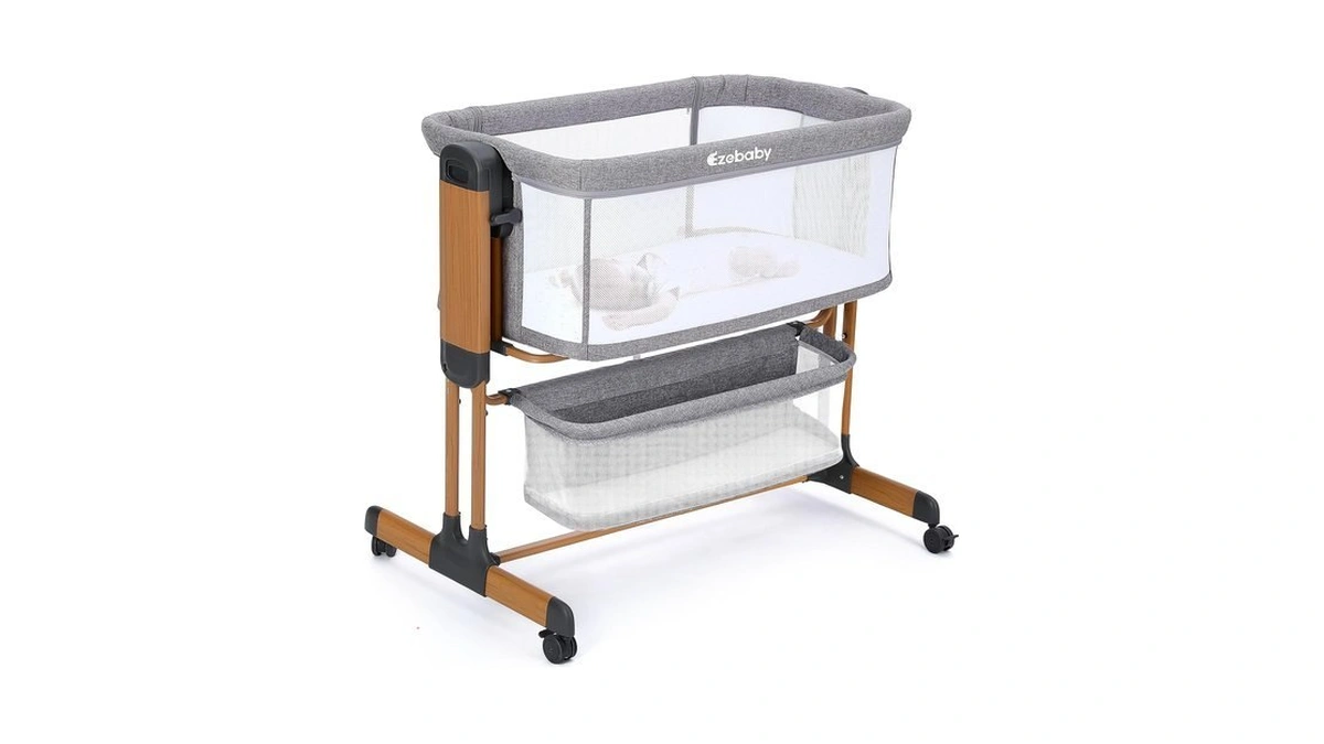 Ezebaby 3-in-1 Baby Bassinet, Rocking Baby Bassinets Bedside Sleeper, Adjustable