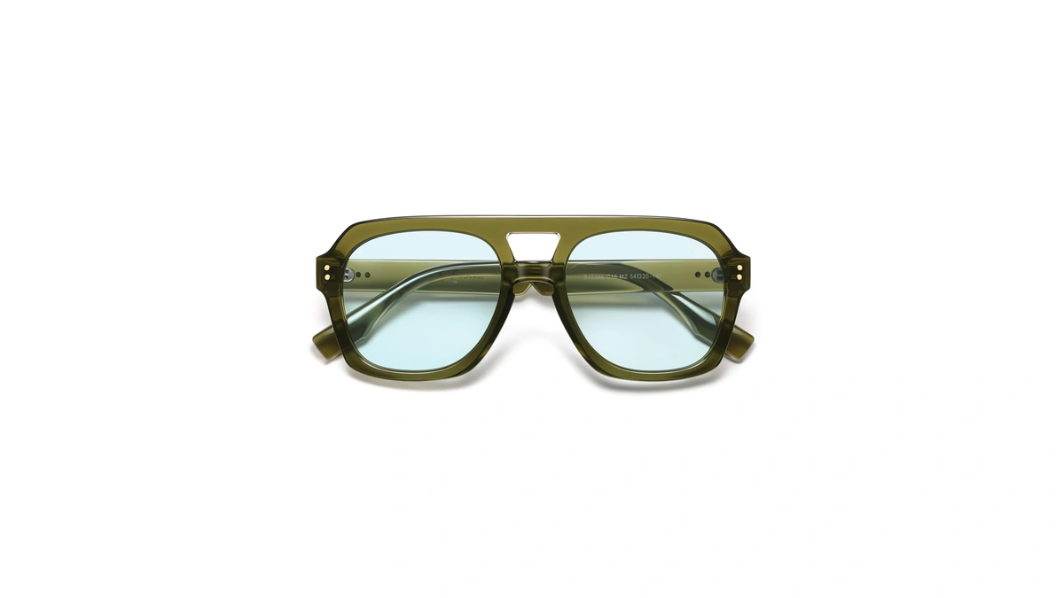 Sojos Retro Polarized Aviator Sunglasses Womens Mens Green/light Green