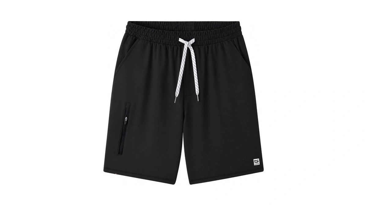 G Gradual Men's 7" Athletic Sweat Shorts With Zipper Pockets