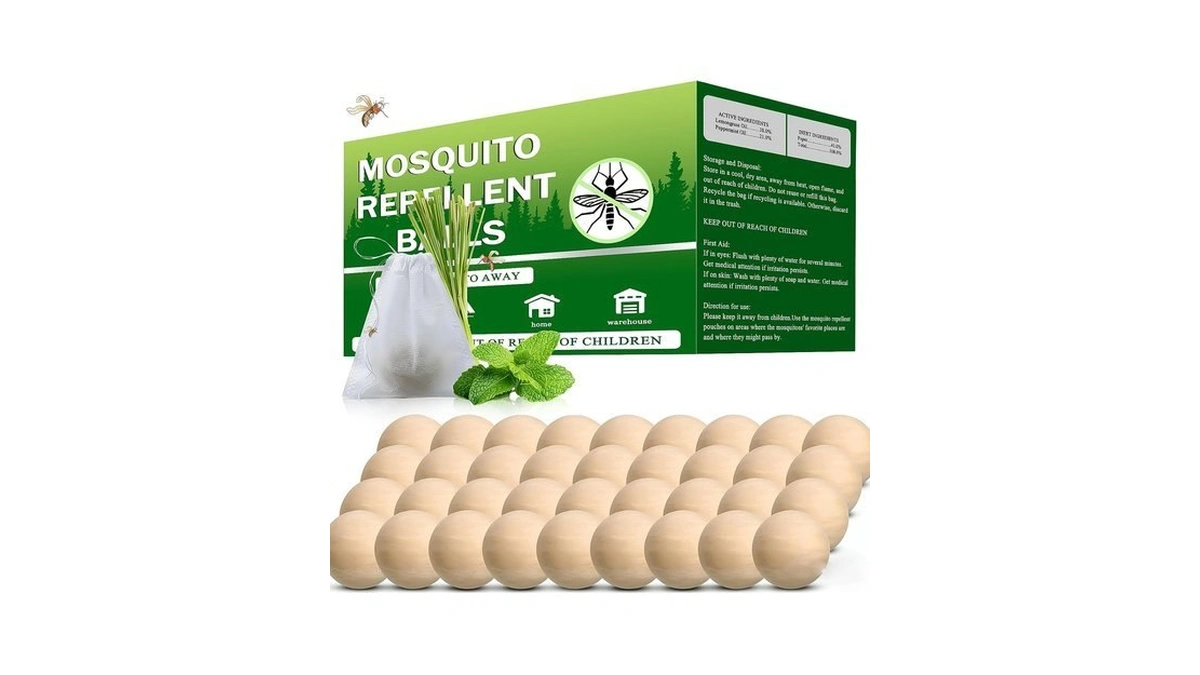 Mosquito Repellent Outdoor Patio 36 Balls - Mosquito Repellant Indoor