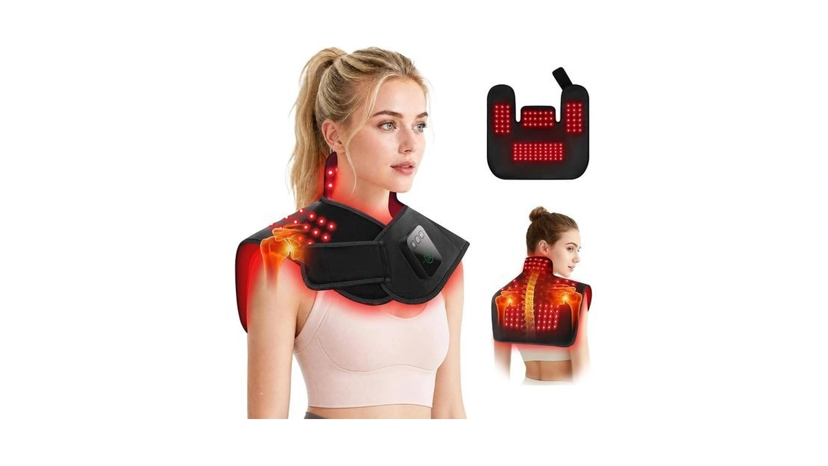 Red Light Therapy For Neck Shoulders, 660nm&850nm Infrared Light Therapy