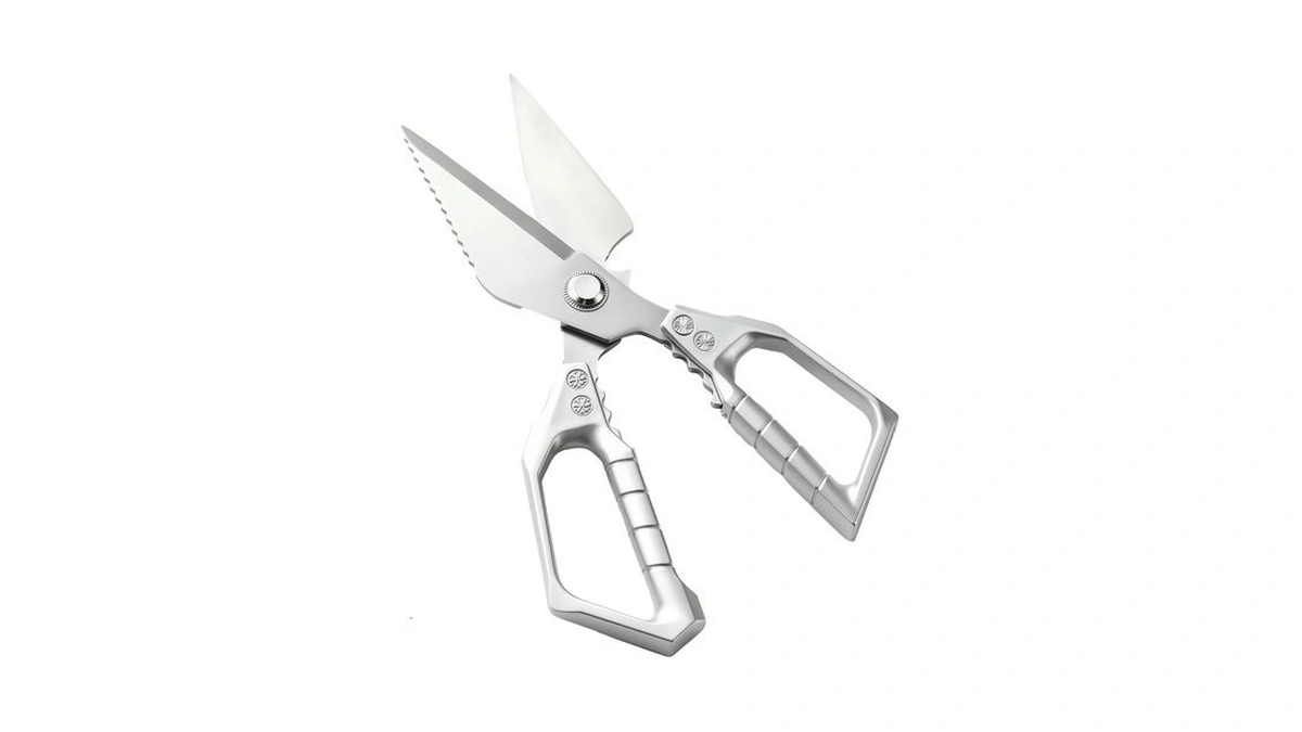 Suwtiin Heavy Duty Stainless Steel All Purpose Kitchen Scissors Silver