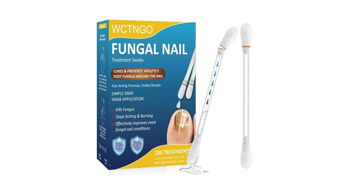 Fungal Nail Treatment Swabs-100ct, Extra Strength 25% Undecylenic Acid For