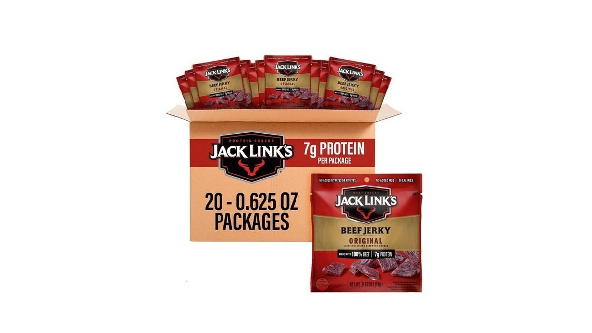 Jack Link's Beef Jerky Multipack - Original - 0.625 Oz