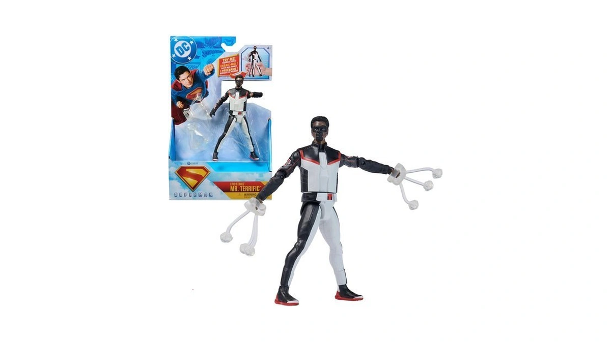 Dc Comics Superman Mr Terrific Epic Strike Figure, 6-inch