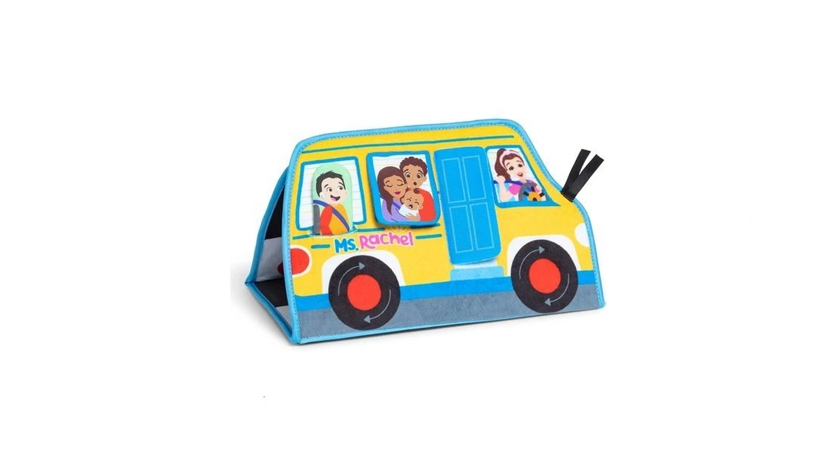 Ms. Rachel Tummy Time Activity Bus, Soft Folding Play Mat