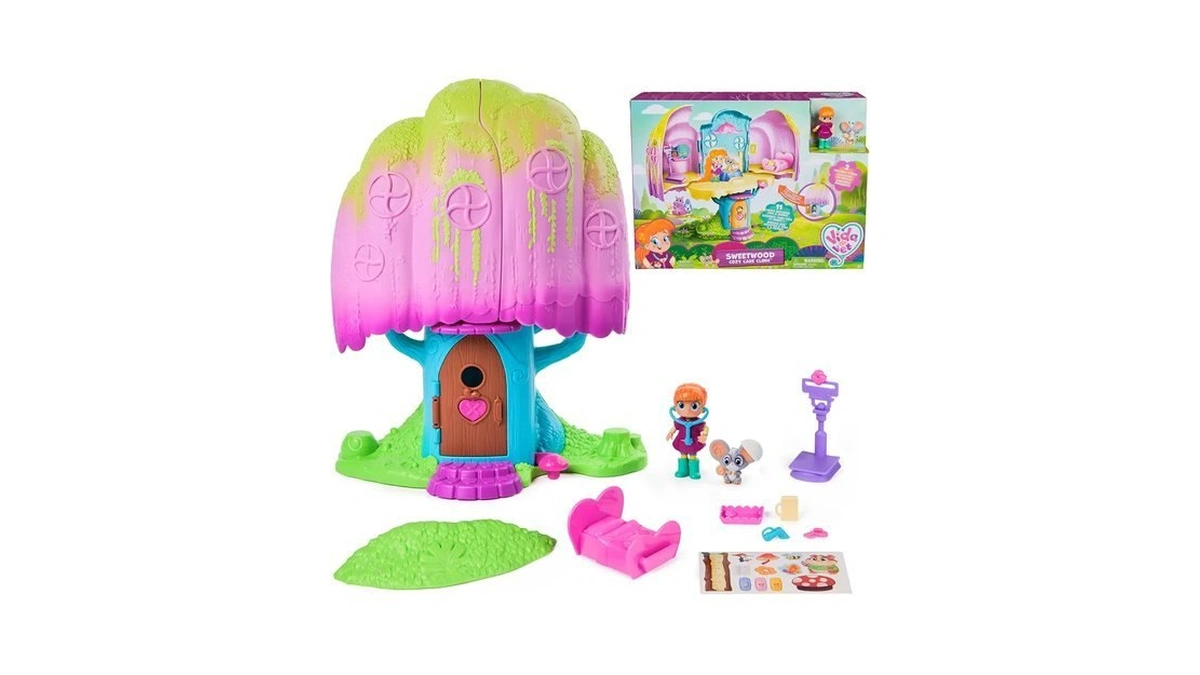Vida The Vet, Vet Clinic, Treehouse Playset With Action Figures,
