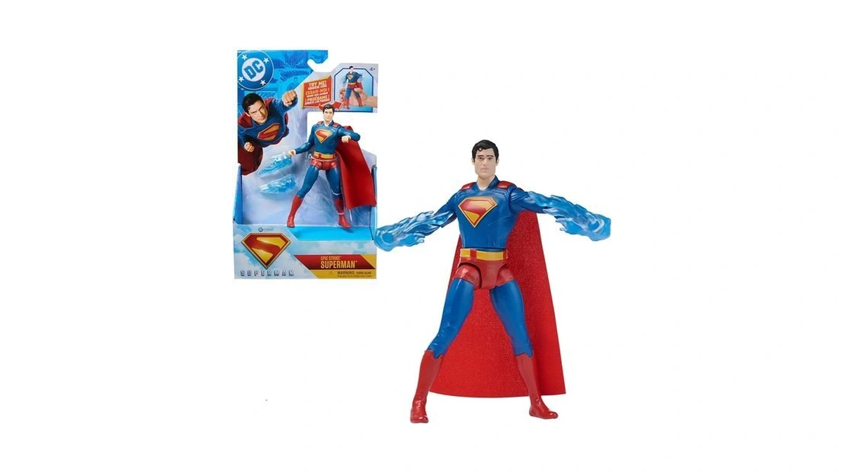 Dc Comics Superman Epic Strike Action Figure, 6-inch