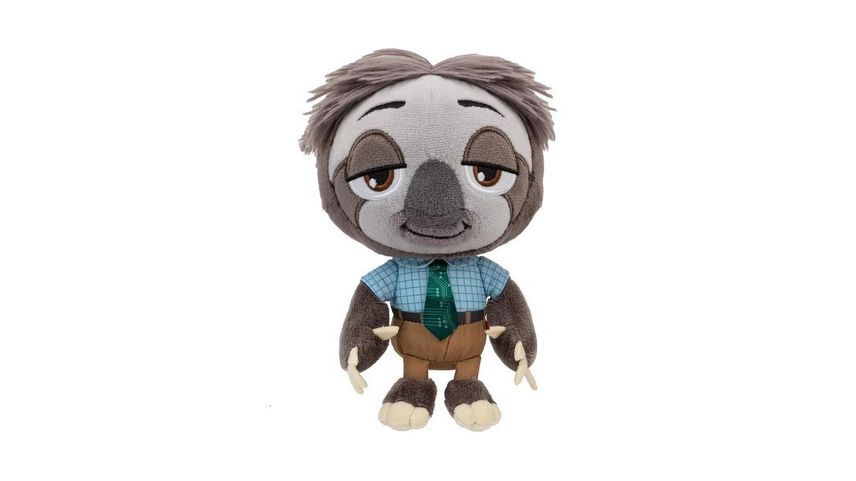 Disney’s Zootopia 2 8” Plush Flash - Stuffed Animal Movie