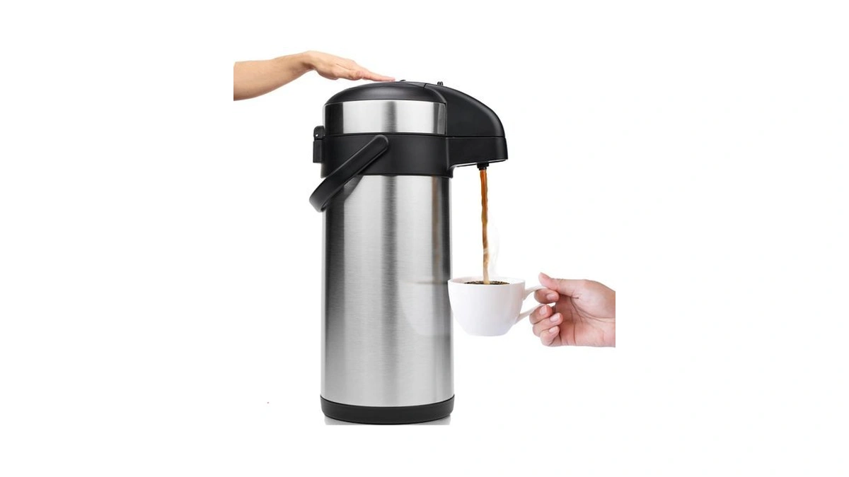 Vondior Airpot Coffee Dispenser With Pump - 169 Oz Insulated