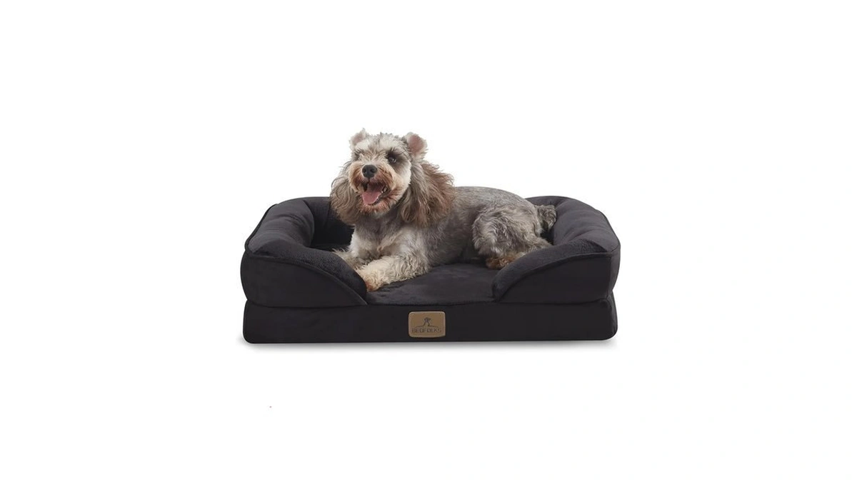Bedfolks Orthopedic Dog Bed, Waterproof Dog Sofa Bed For Small