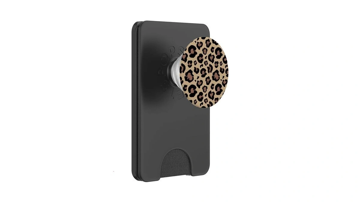 Leopard Print Popsockets Popwallet For Magsafe