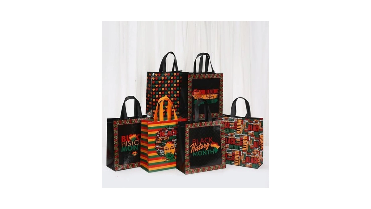 Kymy Black History Month Party Favor Bags, 6pcs African American