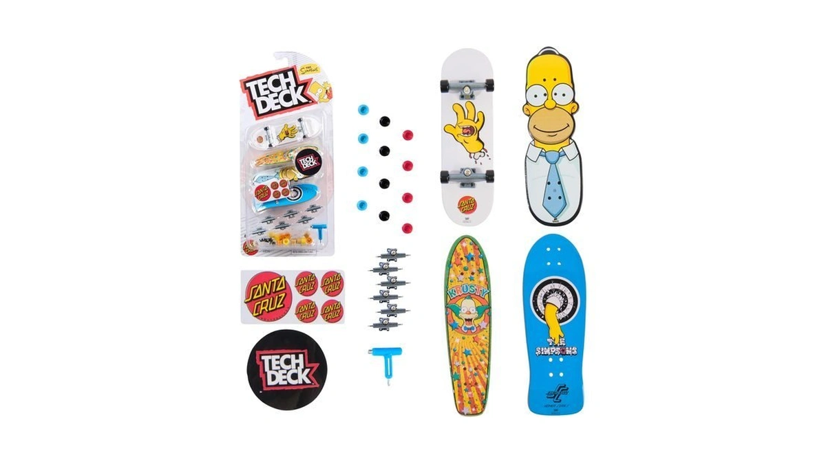 Tech Deck Simpsons Ultra Dlx Customizable Fingerboards 4-pack