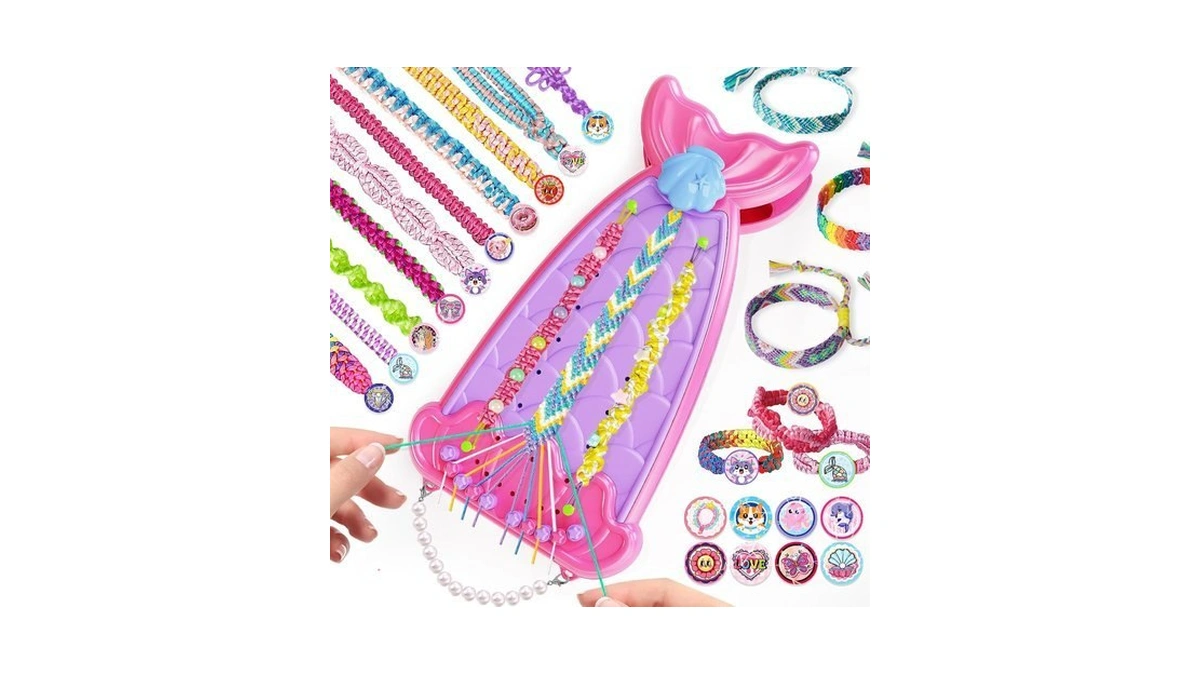Euclidean Cube 2 In 1 Friendship Bracelet Making Kit For