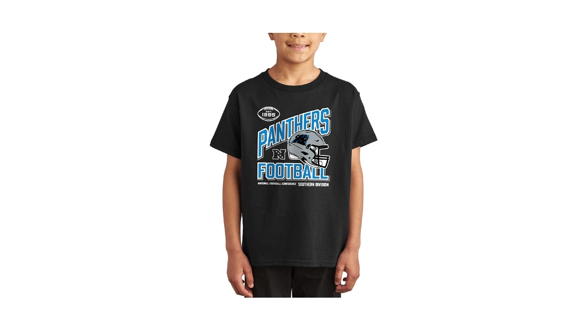Junk Food Nfl - Carolina Panthers Angle Helmet Kids Ss