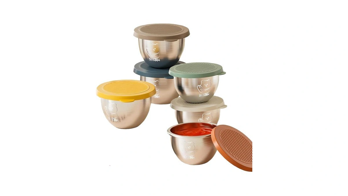 Vozdepals Sauce Containers For Lunch Box 2.4 Oz X 6