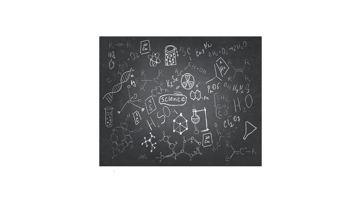 Science Chalkboard Photography Backdrop Lab Blackboard Background 10x8ft