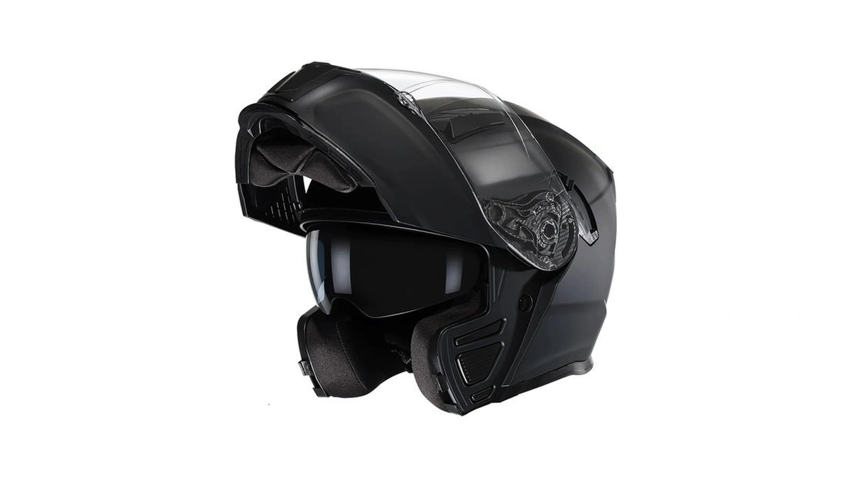 Triangle Flip Modular Helmet Dual Visor Full ...