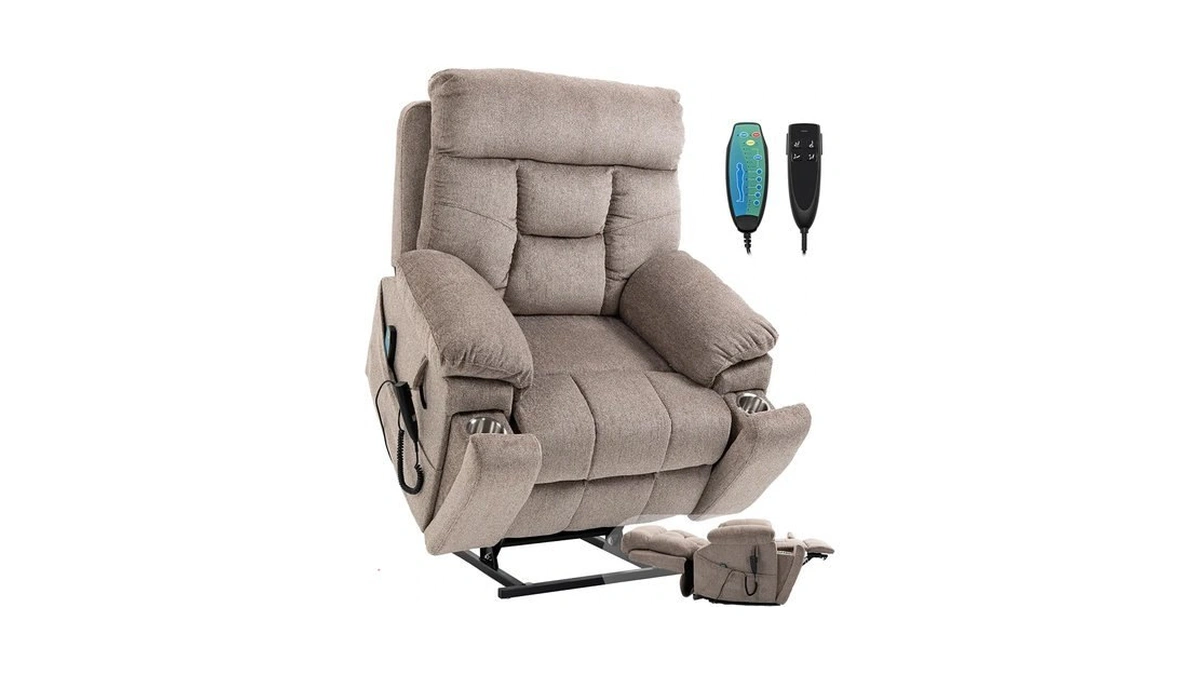 Funecorp Power Lift Chair Lay Flat Recliner