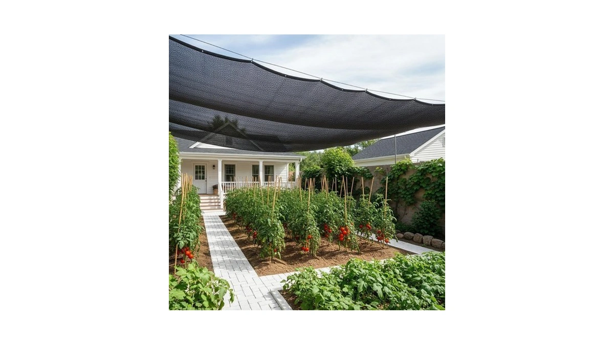 Sunny Guard Sun Shade Cloth, 6.5 X 10 Ft Black