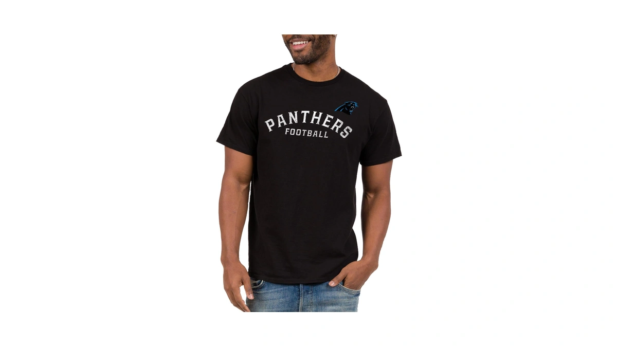 Junk Food Nfl - Carolina Panthers Arched Front Adult Ss
