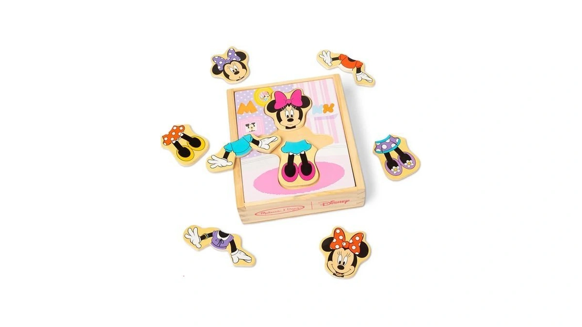 Melissa & Doug Disney Minnie Mouse Dress-up Puzzle, 18 Pieces