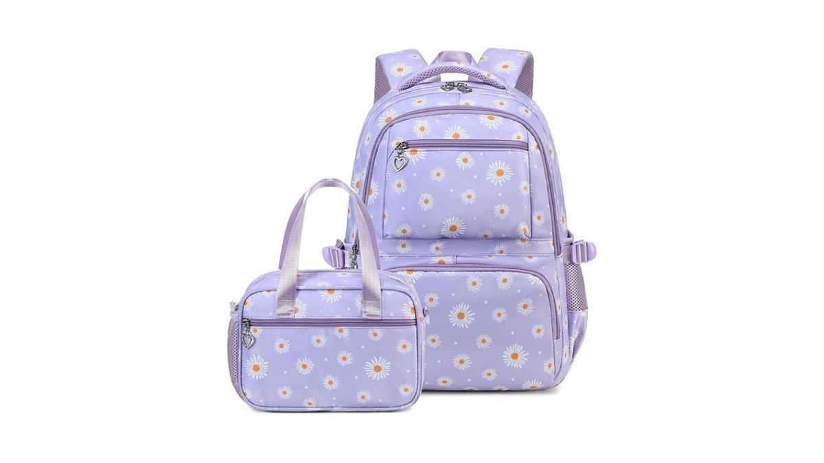 Joyfulife Lightweight Water Resistant Daisy Backpack For Girls Backpack And