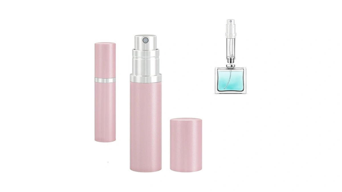 5ml Refillable Perfume Atomizer Travel Bottle, Perfume Spray Bottle (pink)