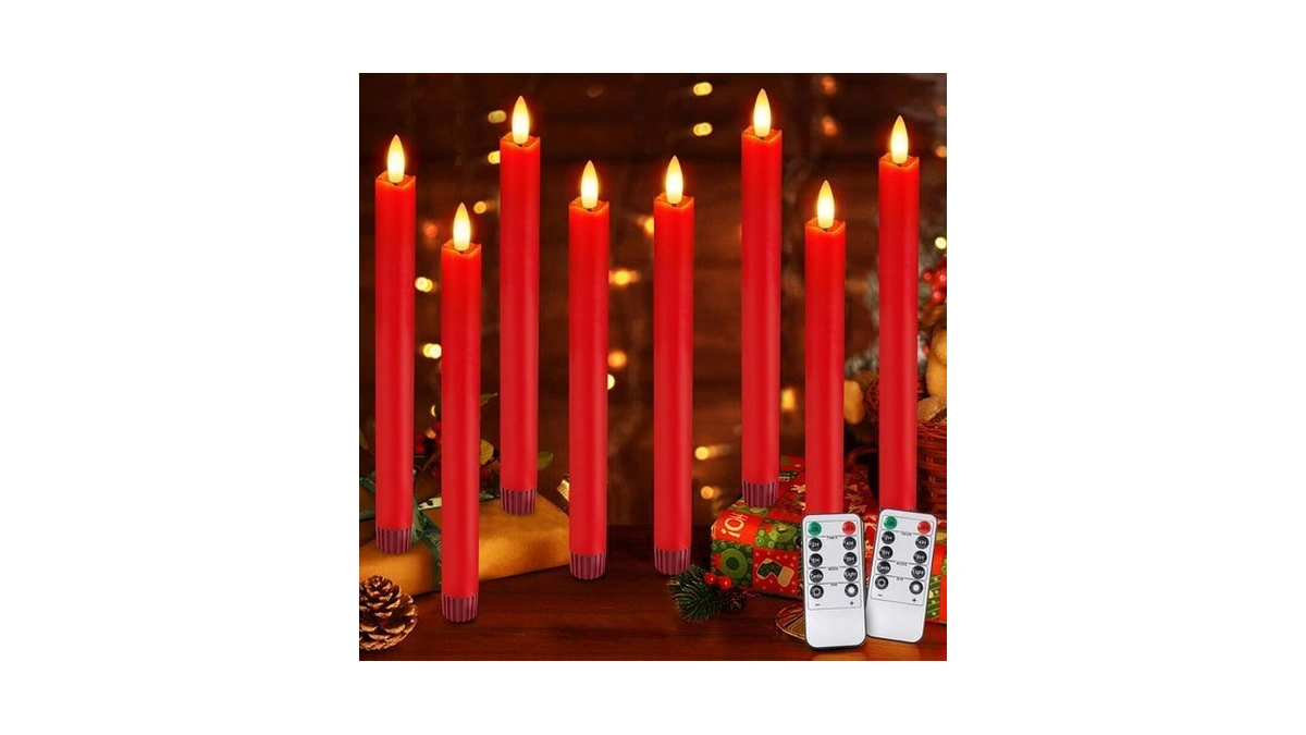 Ocato Flameless Candles With Remote Battery Operated Window Candles 8