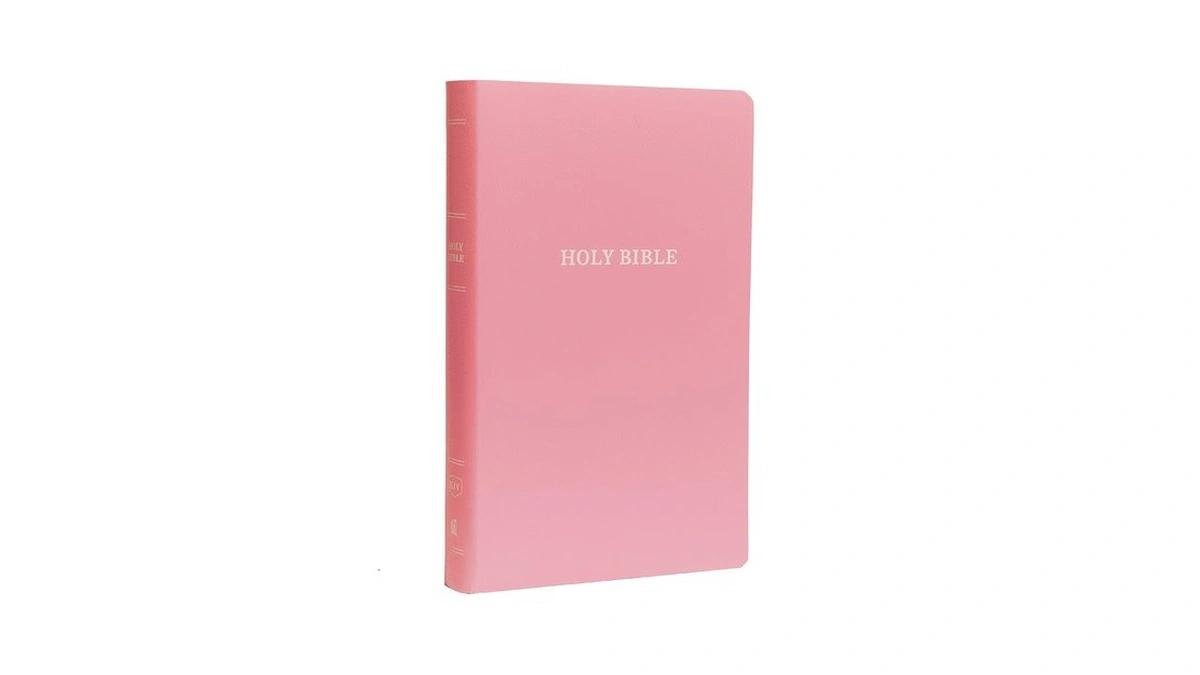 Kjv Holy Bible: Gift And Award, Pink Leather-look, Red Letter,