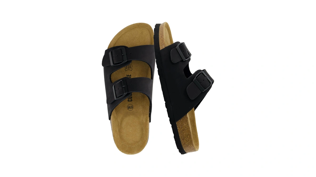 Cushionaire Lane Cork Slide Women's Sandals, Comfortable Sandals For Women,