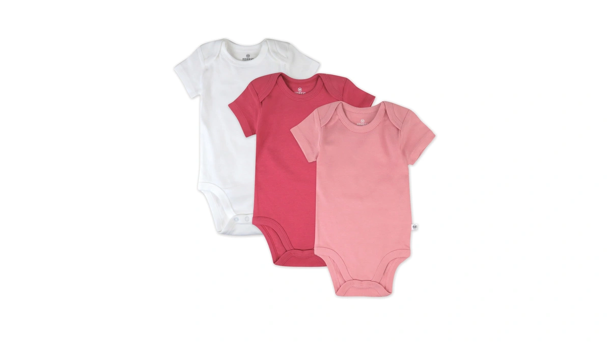 Honestbaby 3-pack Short Sleeve Bodysuits One-piece For Infant Baby Boys,