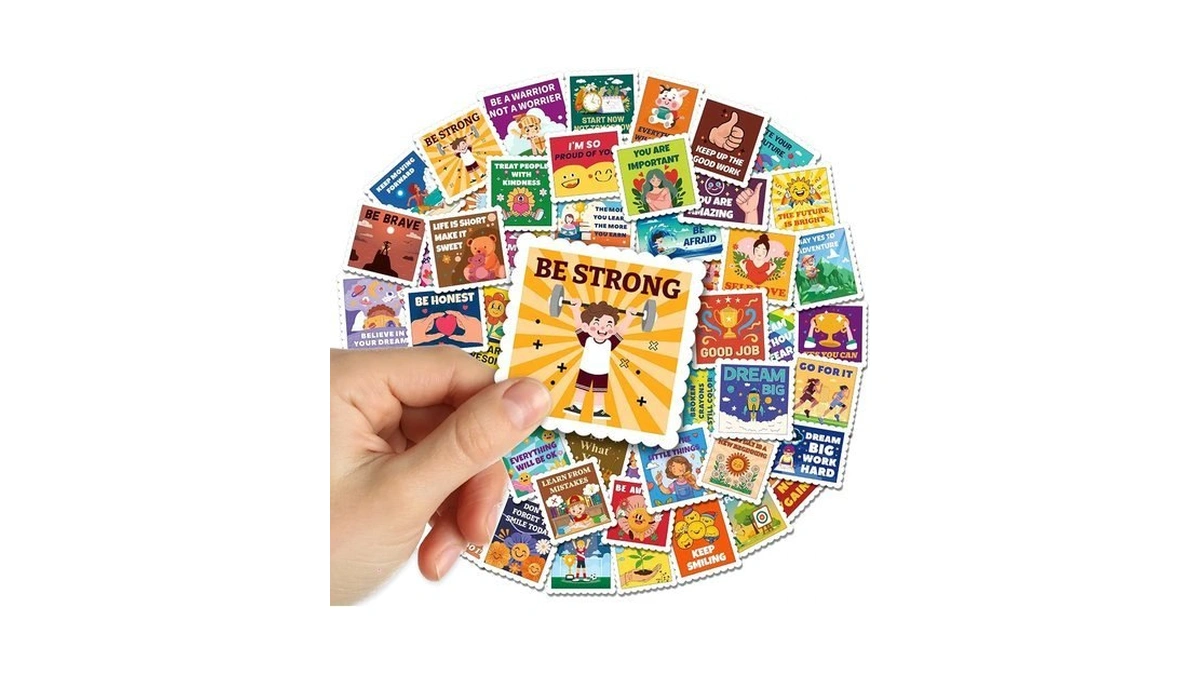 200pcs Motivational Stickers, Cute Positive Affirmation Decals