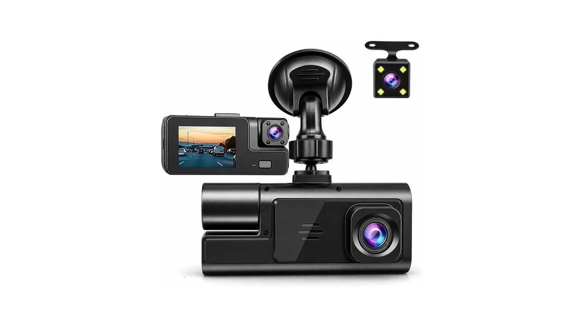1080p 3 Channel Dash Cam, Wi-fi Dashcam, 1080p Front And
