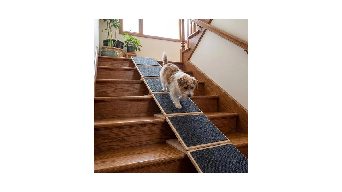 Cinnvoice 6 Packs Dog Ramp For Stairs Adjustable 5.5 To